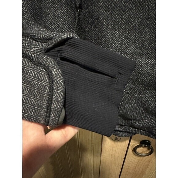 Lululemon Base Runner 1/2 Zip Heathered Herringbone Heathered Black Black Size 6 - Picture 3 of 8